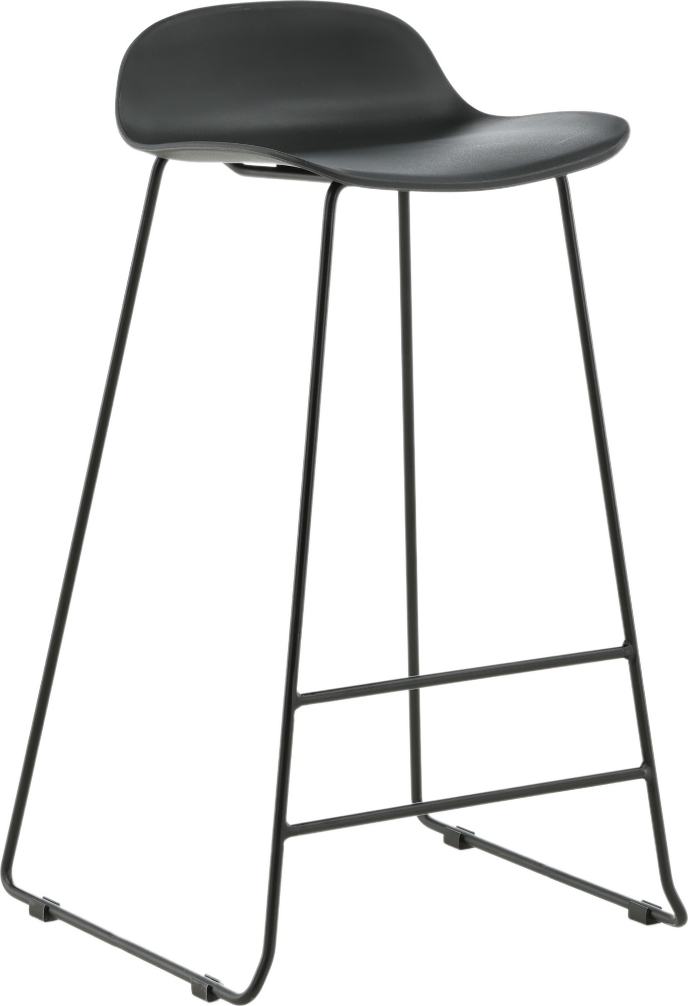 Cooler Barhocker - Schwarzer Kunststoff