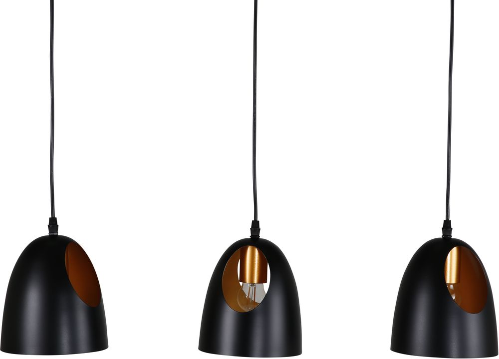 Karby Deckenleuchte - Schwarz/Kupfer