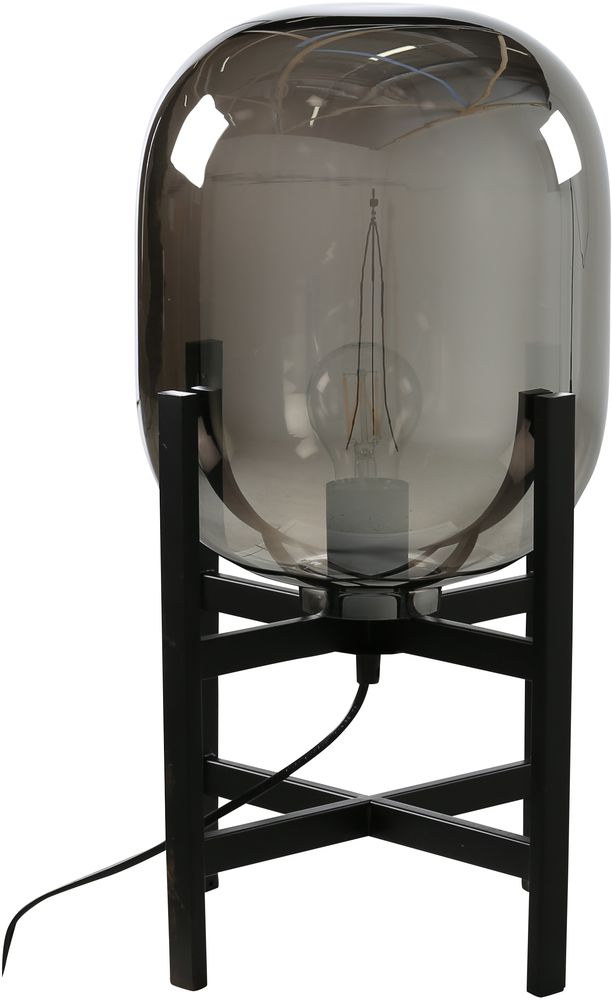 Marbystrand Tischlampe - Schwarz/Glas