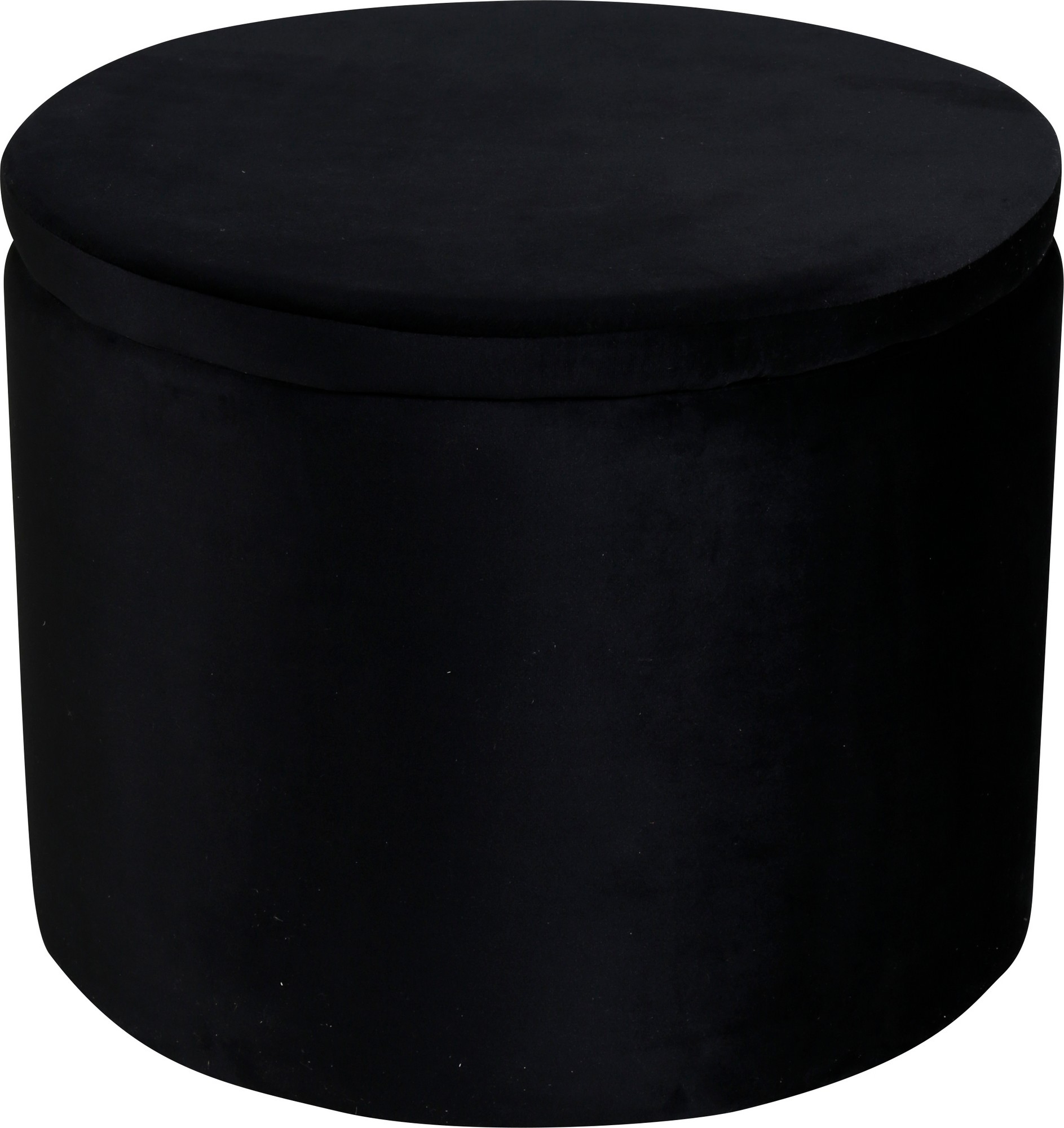 Sitzpuff Jabar - Schwarzer Samt