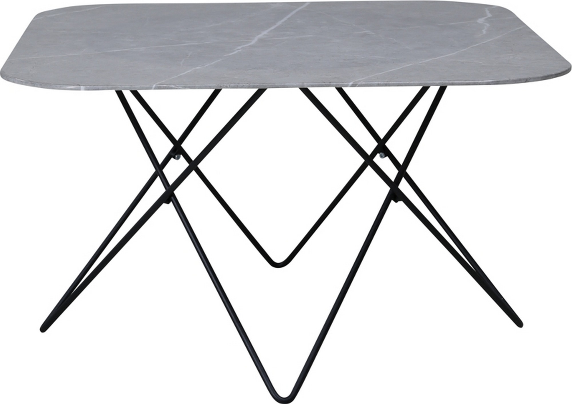 Couchtisch Michel 80 x 80 cm - Grau