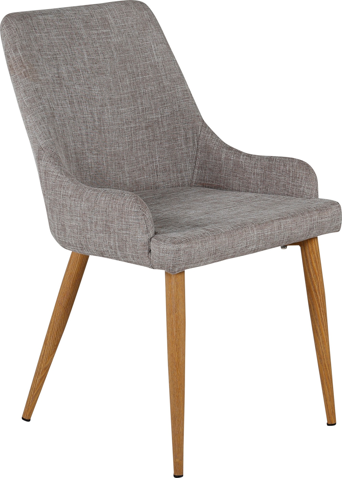 Paradis Esszimmerstuhl - Hellgrau/Eiche