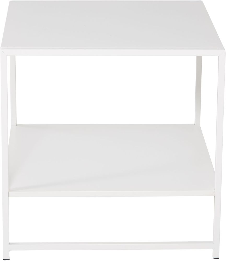 Train Beistelltisch mit Regal 50,8 x 50,8 cm - Wei�