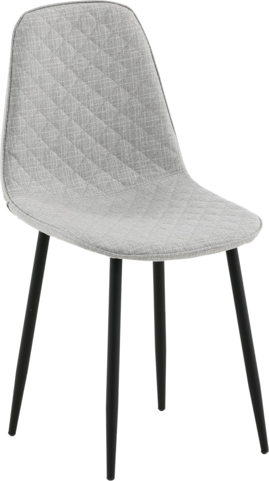 Bridge Diamond Esszimmerstuhl - Grauer Stoff Bridge Diamond Esszimmerstuhl - Grauer Stoff