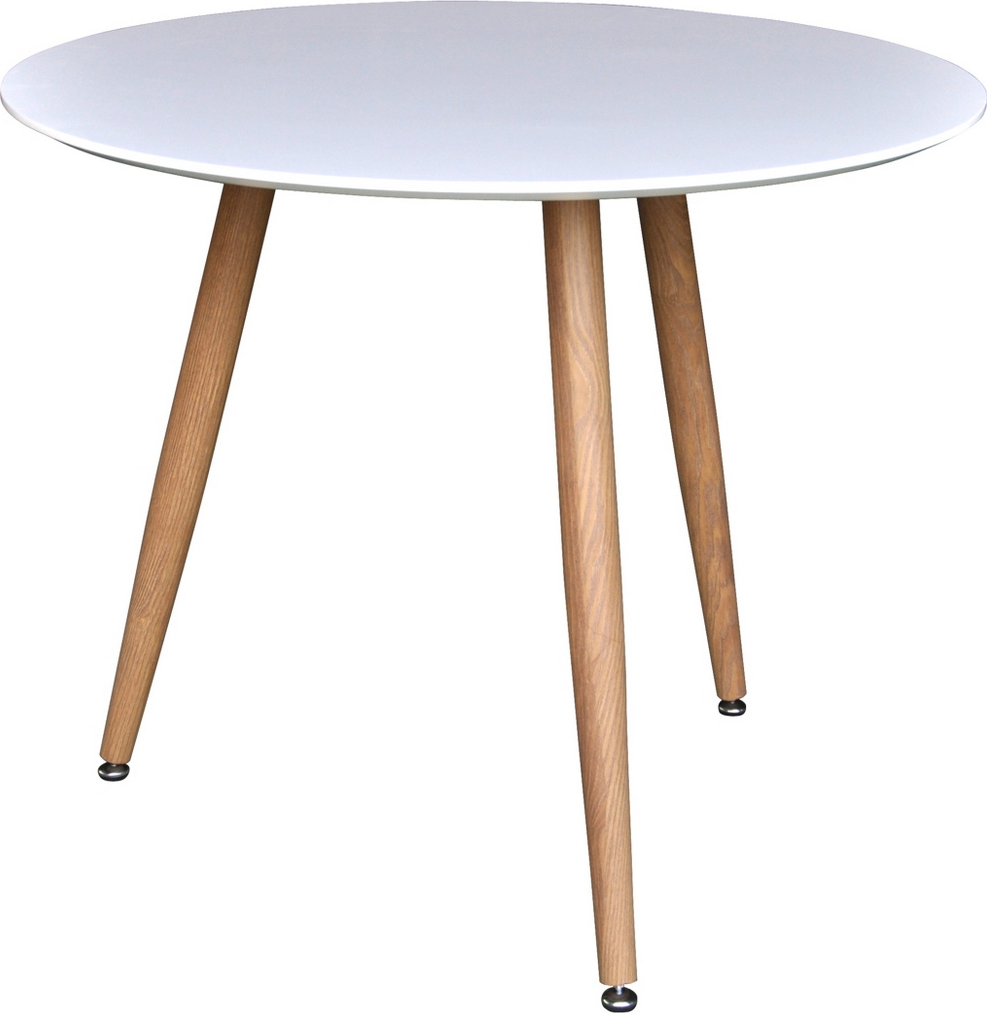 Bridge Esstisch 90 cm - Wei�/Eiche