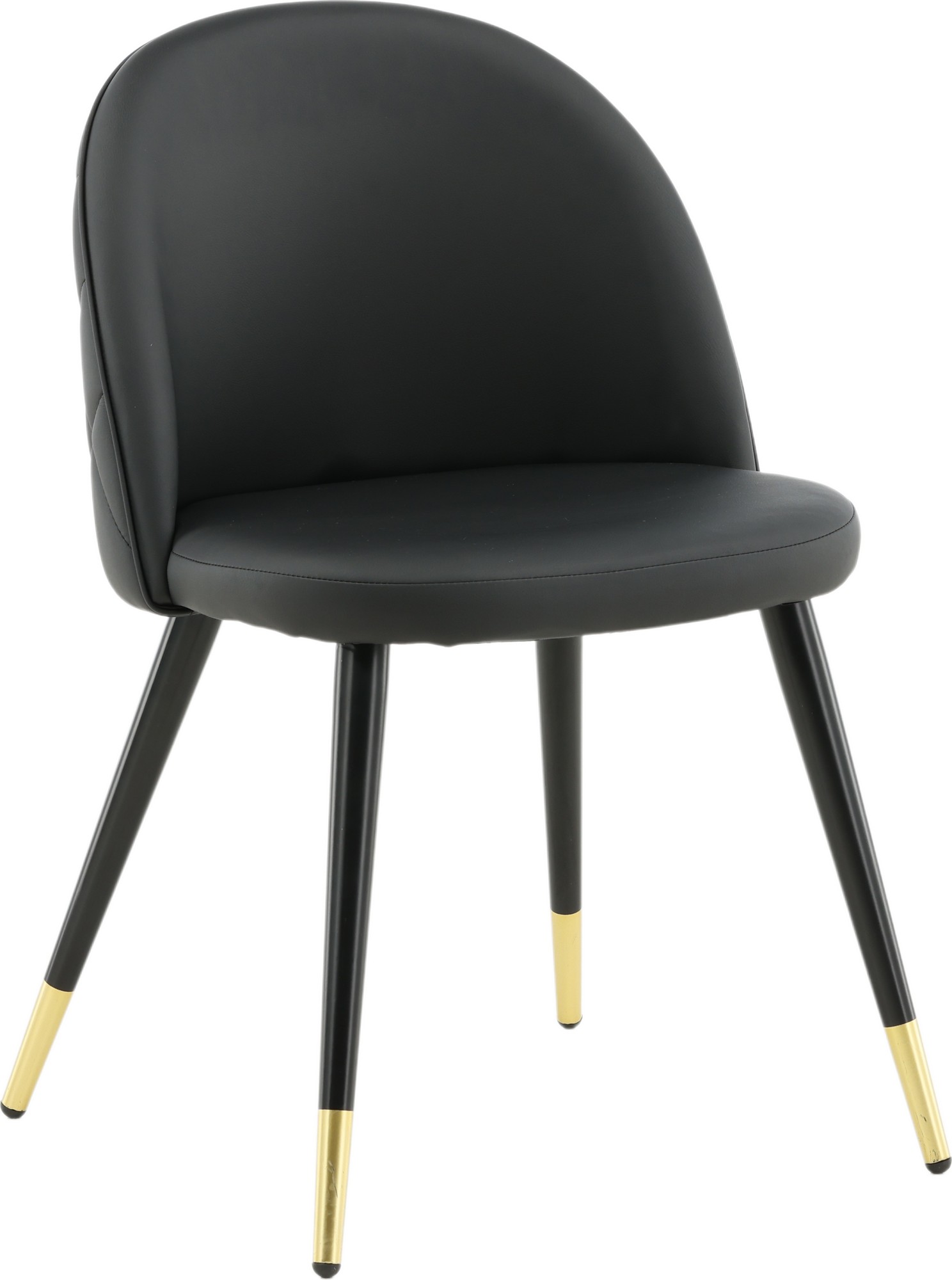 Alice Esszimmerstuhl - Schwarzes PU-Leder Alice Esszimmerstuhl - Schwarzes PU-Leder