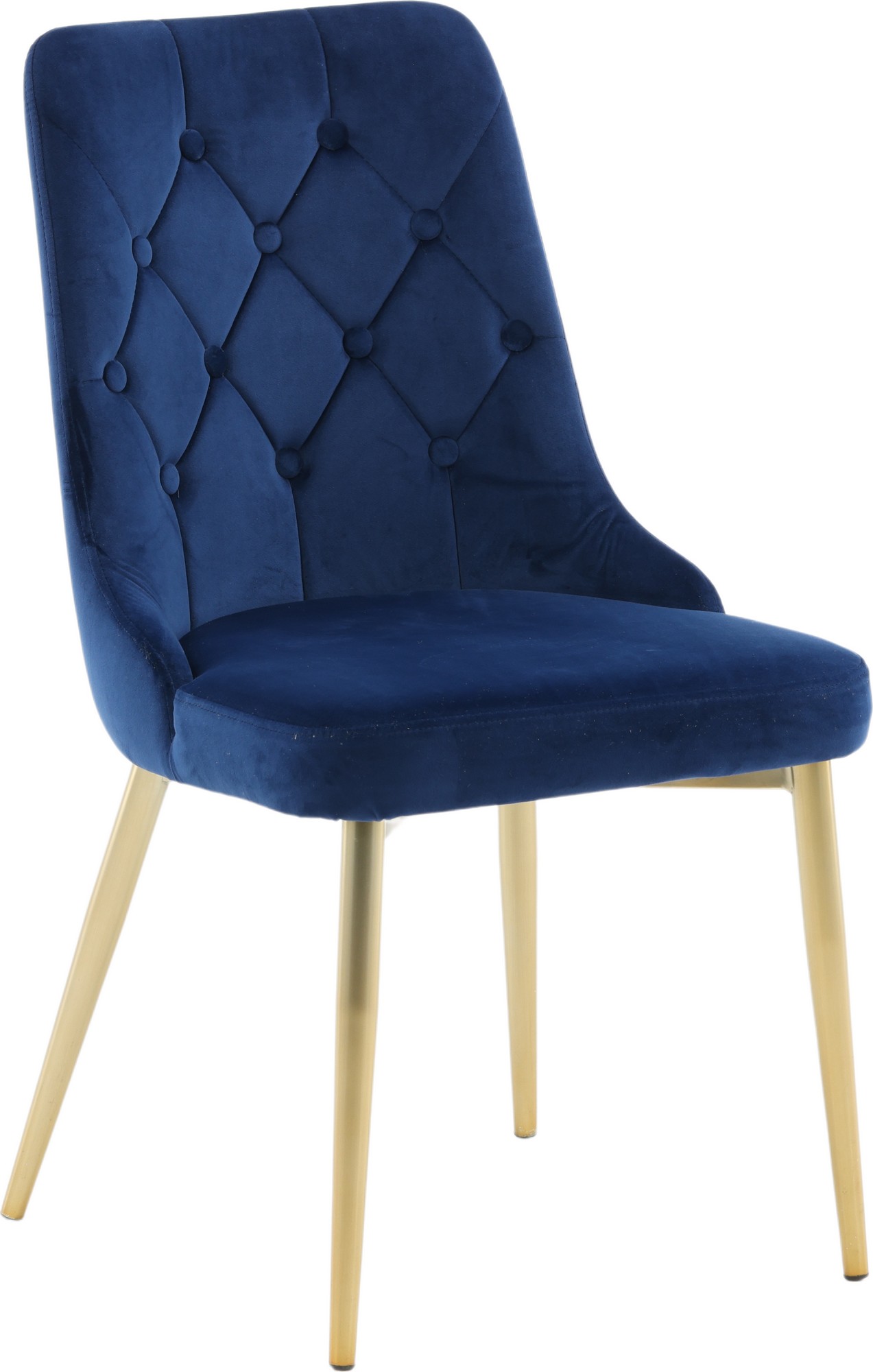 Alice Deluxe Esszimmerstuhl - Blau/Messing Alice Deluxe Esszimmerstuhl - Blau/Messing