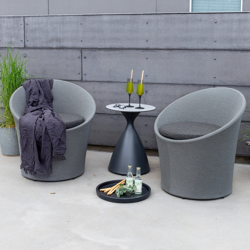 Spoga Loungegruppe - Schwarz/Grau Spoga Loungegruppe - Schwarz/Grau