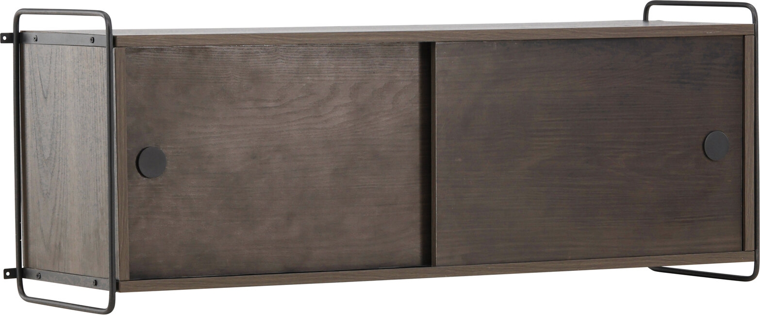 Pariser Wandschrank 48 x 122 cm - Schwarz/Mokka Pariser Wandschrank 48 x 122 cm - Schwarz/Mokka