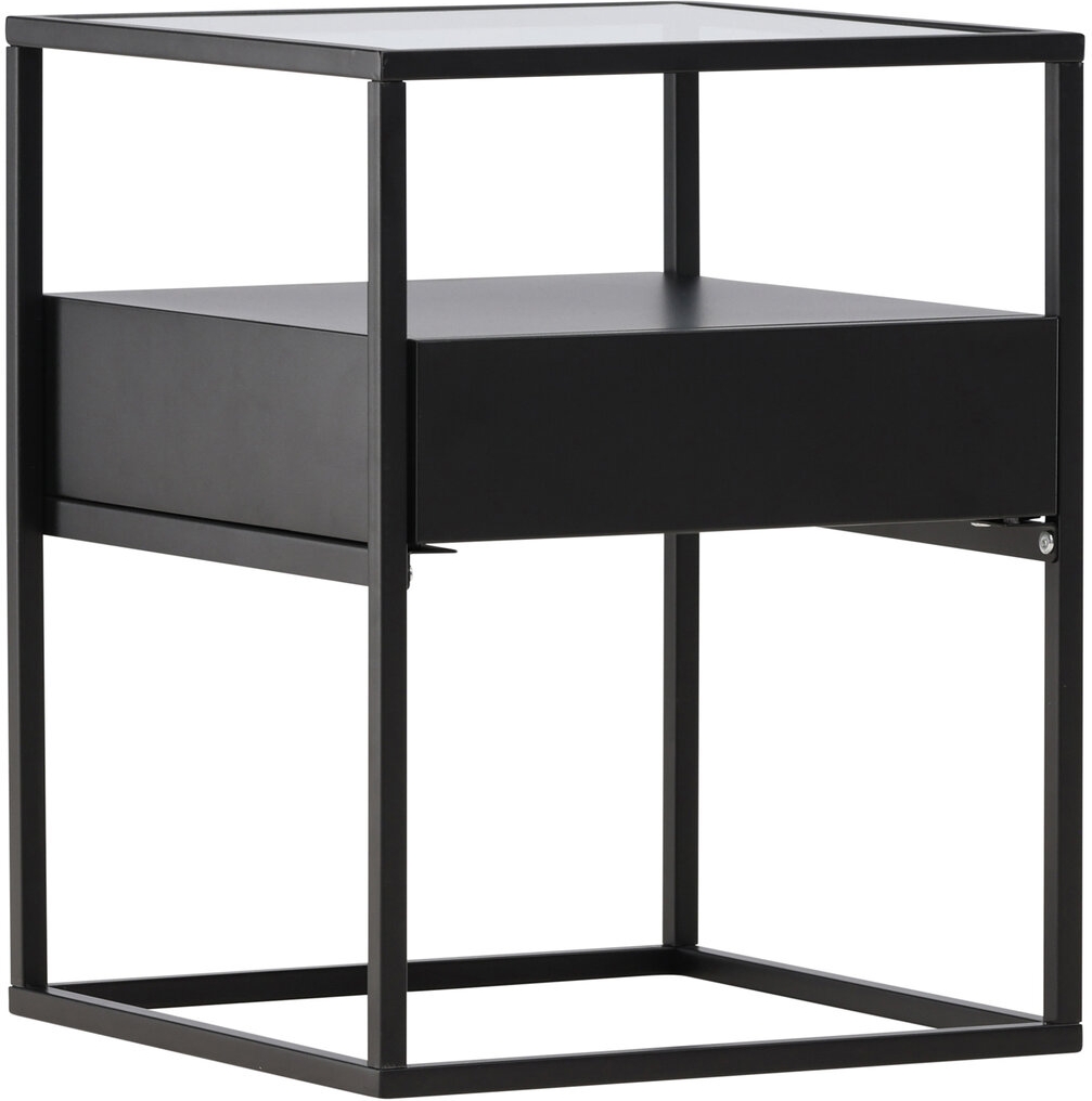 Fortaleza Beistelltisch 40 x 40 cm - Schwarz