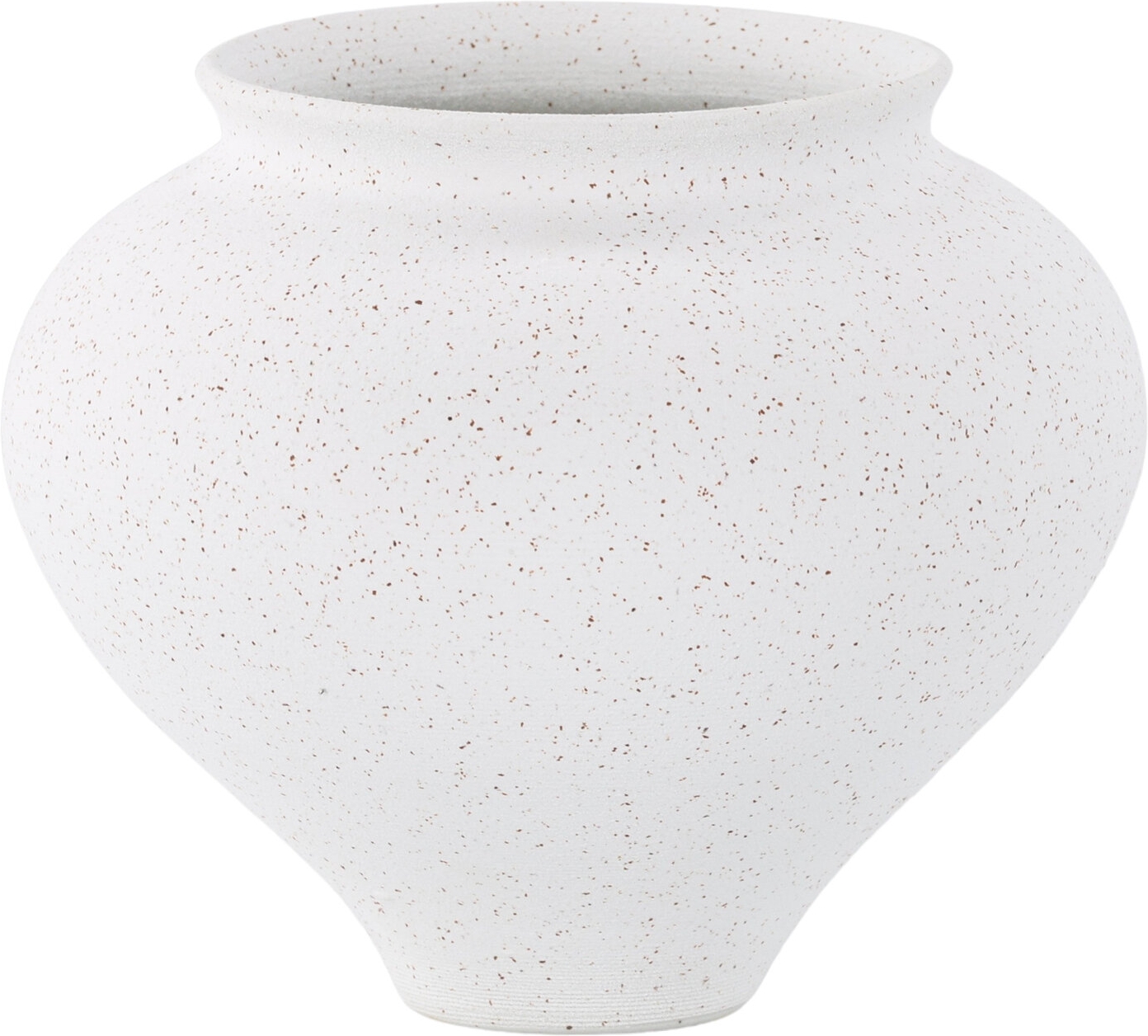 Rellis Vase 18 x 18 cm - Schwarz/Wei�