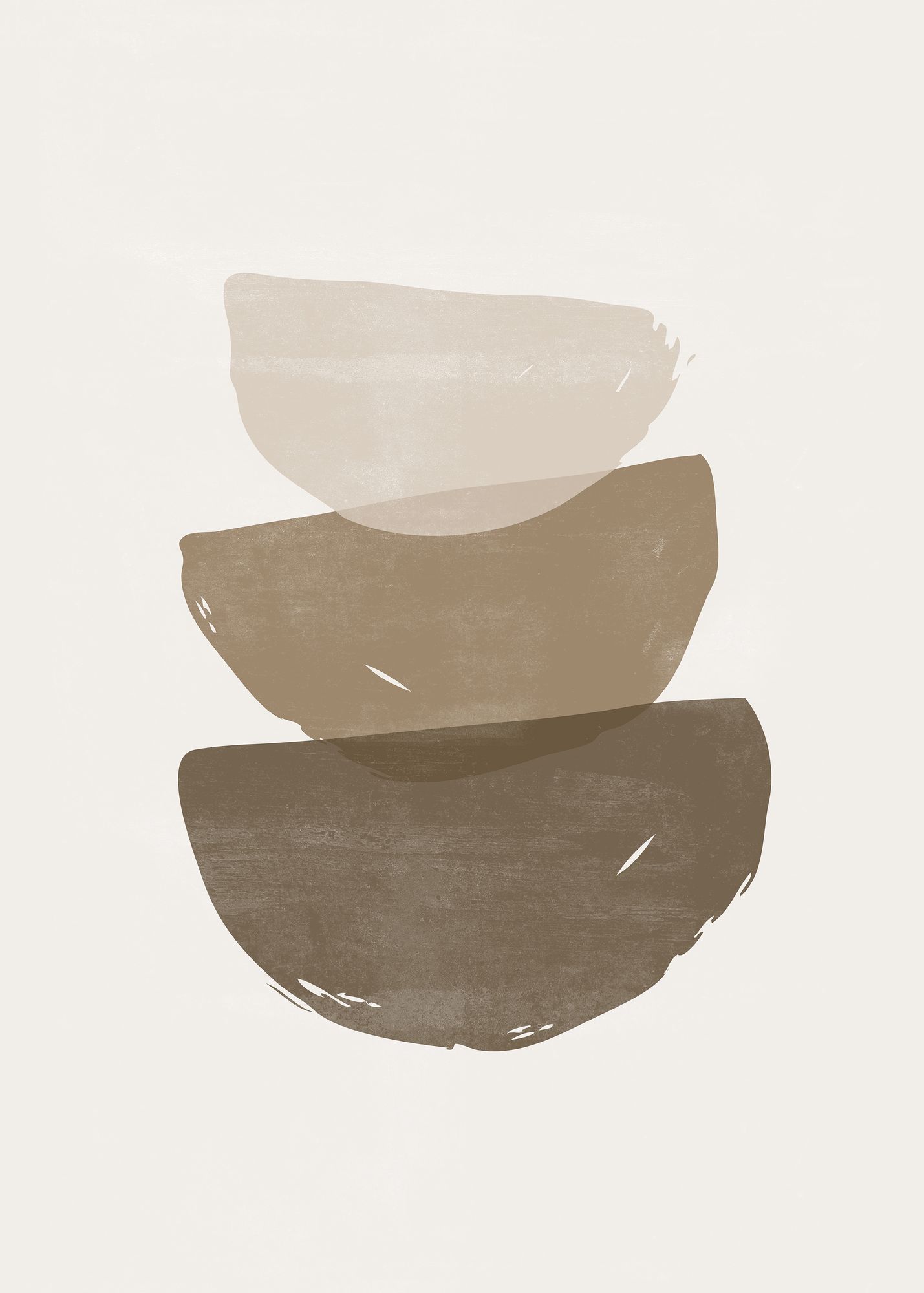 Poster - Pinselstriche Poster - Pinselstriche