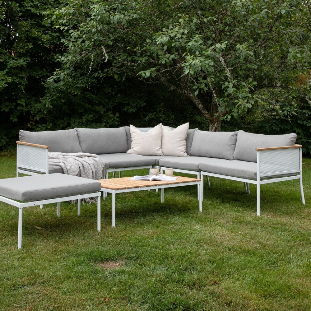 Nettan Loungegruppe - Wei�/Hellgrau