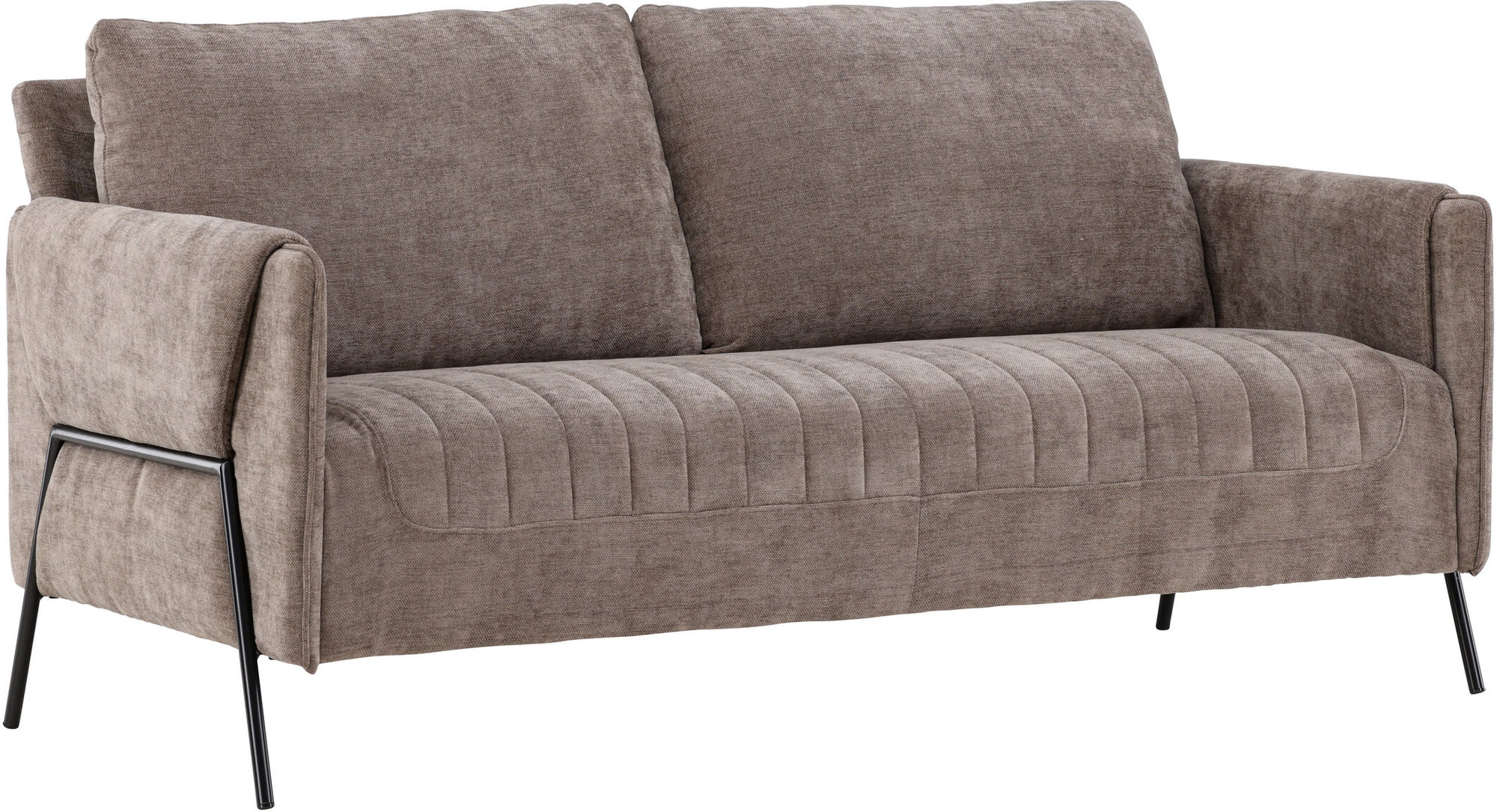 Indigofarbenes 2-Sitzer-Sofa - Beige Indigofarbenes 2-Sitzer-Sofa - Beige