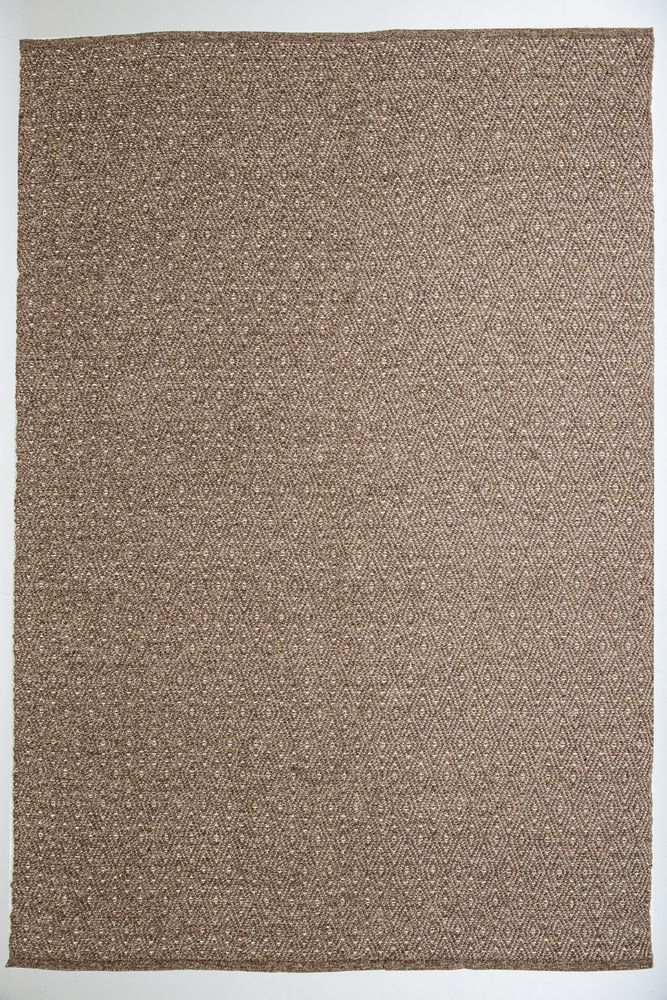 Wollteppich Penelope - Braune Wolle