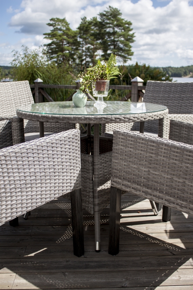 Volta Esstisch �90 cm - Grau