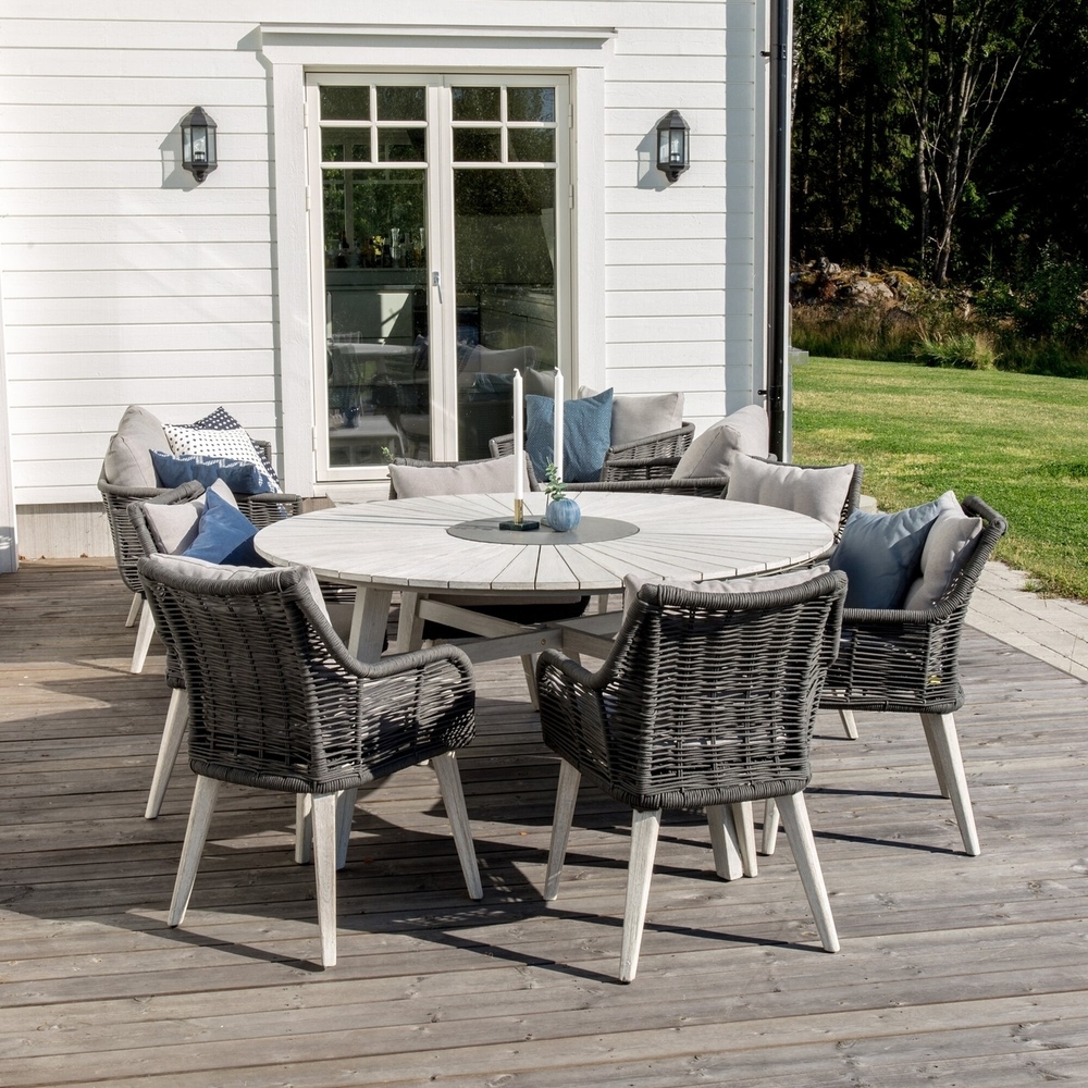 Rives Esstisch �150 cm - Hellgrau