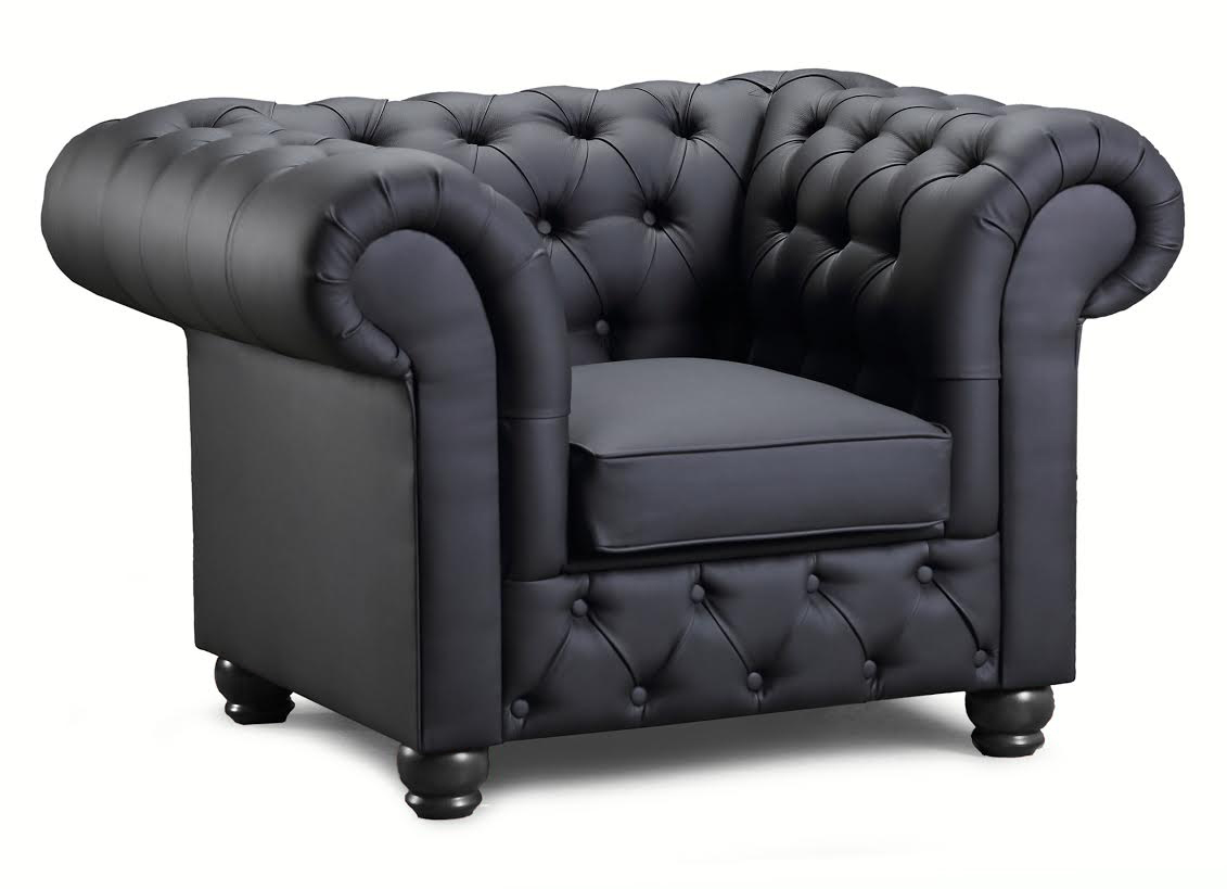 Chesterfield New England Sessel in Stoff - Frei w�hlbare Farbe