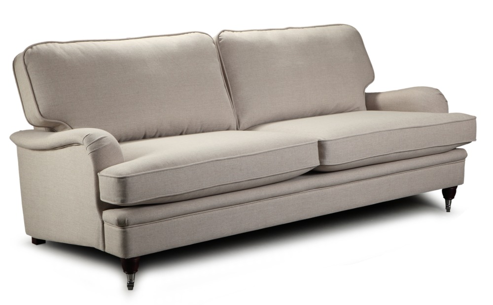 Howard Southampton Sofa 230 cm - Beige (Stoff)