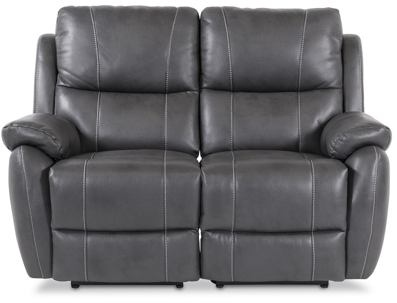 Enjoy Hollywood Reclinersofa (Kinosofa) - 2-Sitzer (elektrisch) aus grauem Kunstleder Enjoy Hollywood Reclinersofa (Kinosofa) - 2-Sitzer (elektrisch) aus grauem Kunstleder