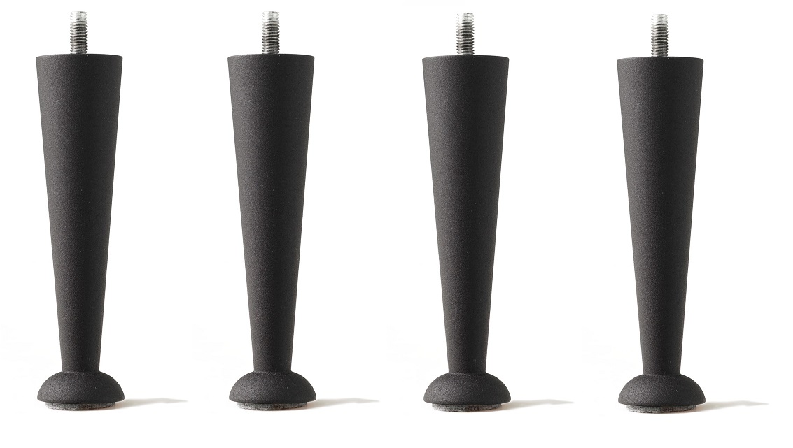 Champange Schwarze Bettbeine - 4er-Pack