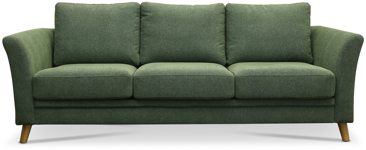 Miami 3-Sitzer Sofa - Grün (Chenille) Miami 3-Sitzer Sofa - Grün (Chenille)
