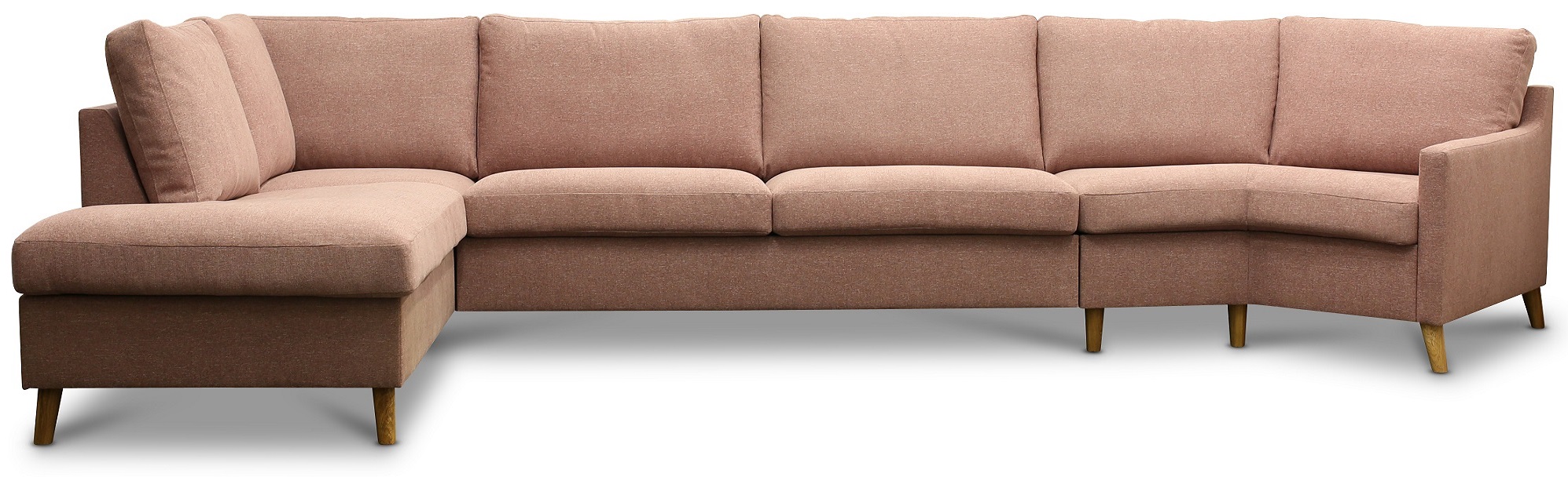 Stream 3-Sitzer mit offenem Ende und Maxicorner rechts - Beliebige Farbe