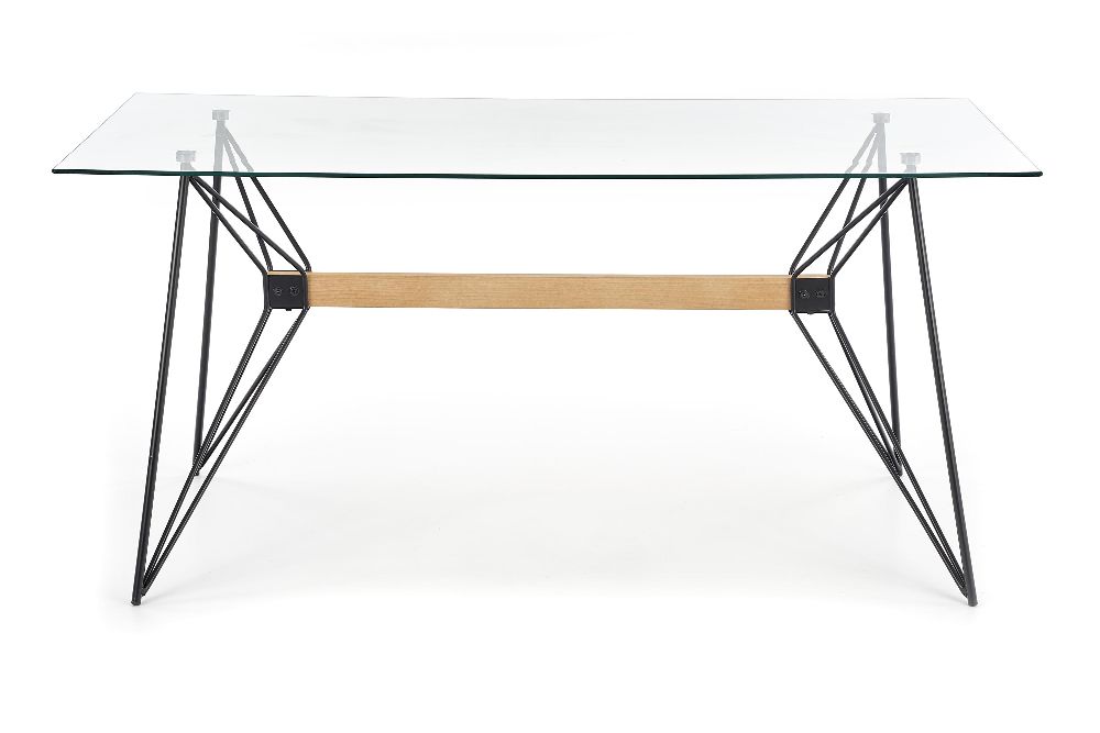 Ulrica Esstisch 160 cm - Glas/Schwarz Ulrica Esstisch 160 cm - Glas/Schwarz