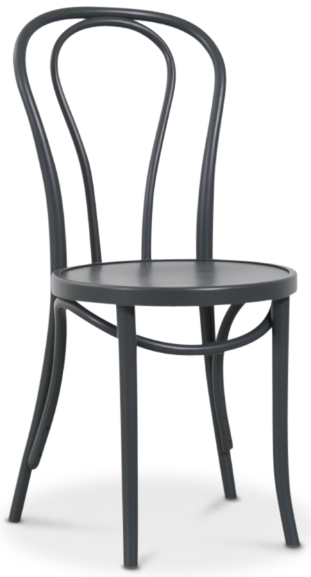 Biegeholz Stuhl No18 Klassiker - dunkelgrau