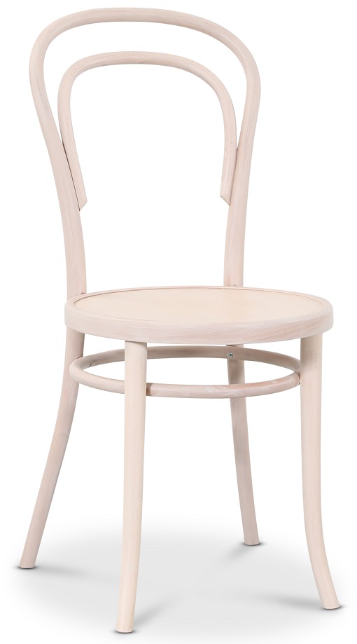 Bugholzstuhl No14 Classic - Whitewash + M�belf��e