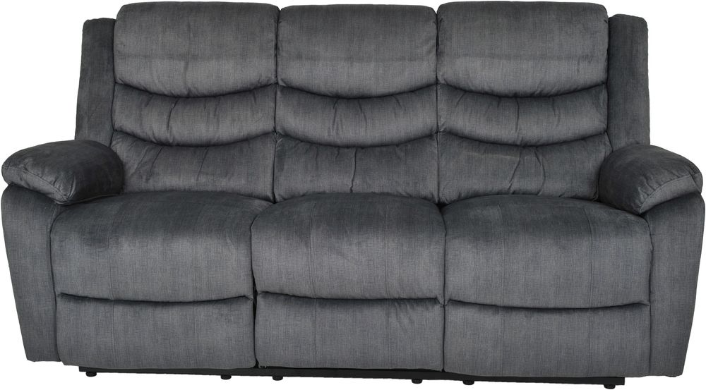 Winfield 3-Sitzer-Sofa mit elektrischer Liege - Dunkelgrau Winfield 3-Sitzer-Sofa mit elektrischer Liege - Dunkelgrau