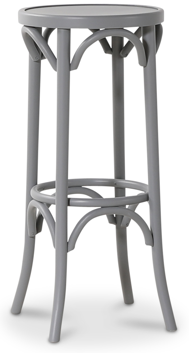 Bugholz Barhocker No 73 Classic - Grau