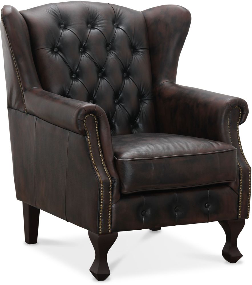 Vivaldi Sessel - Braunes Leder + M�belreinigung