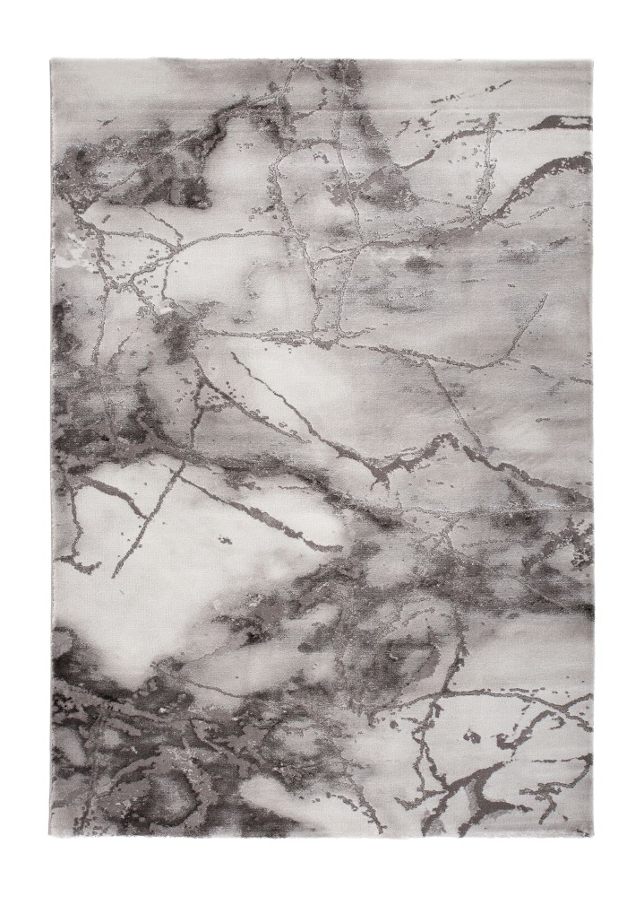 Maschinengewebter Teppich - Craft Concrete Silver