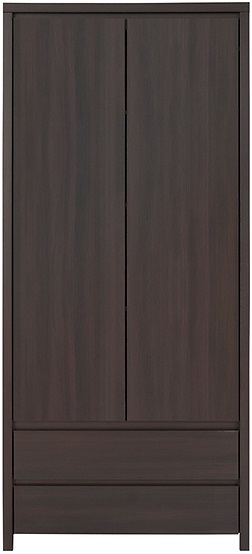 Kleiderschrank Filippa - Eiche dunkel