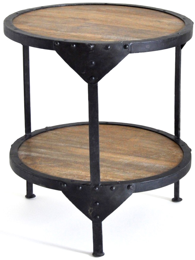 Bombay Beistelltisch - Rund + M�belf��e