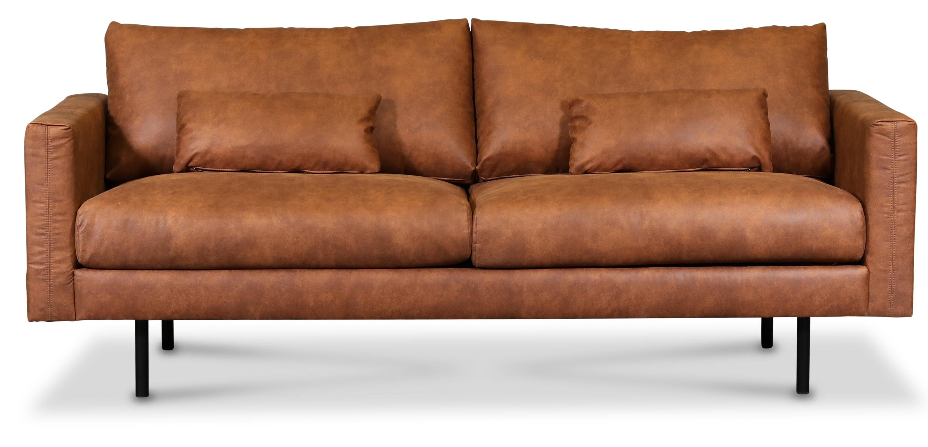 Land� 2,5-Sitzer-Sofa - Cognac (�ko-Leder)