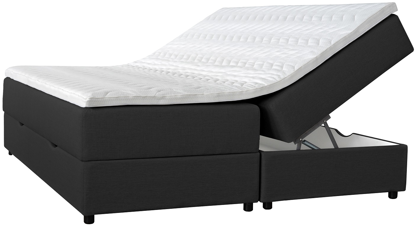 Komfort-Kastenbett mit Stauraum, 5-Zonen-Tasche - beliebige Breite