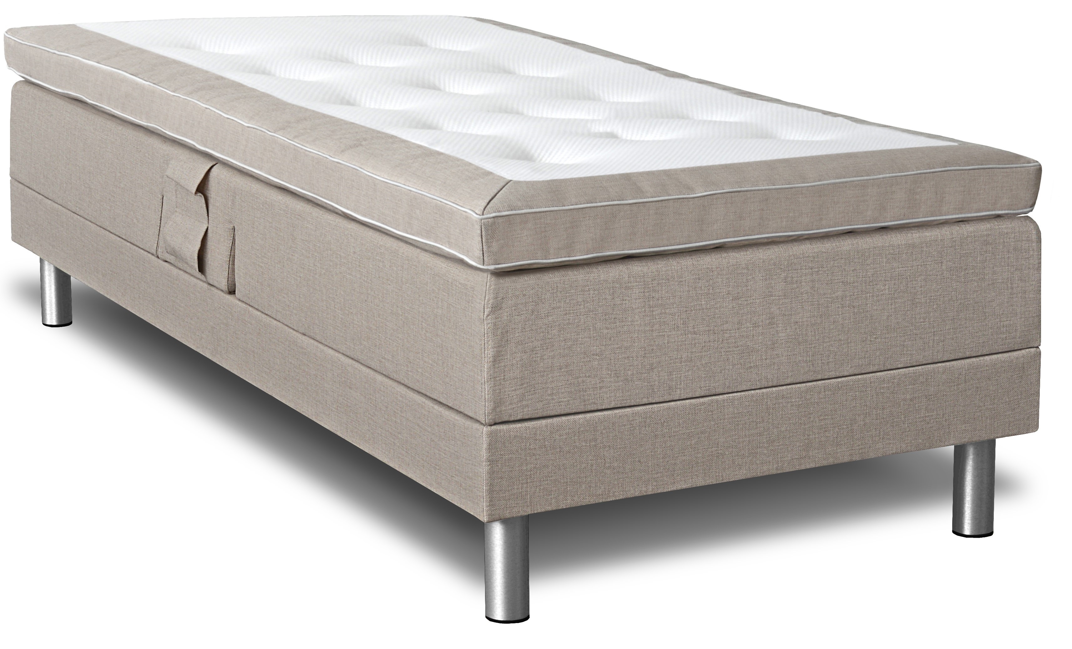 Nova verstellbares Bett (beige Inari 22) - Jede Breite