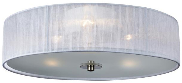 Byske Deckenleuchte - Wei�/Frosted Glass