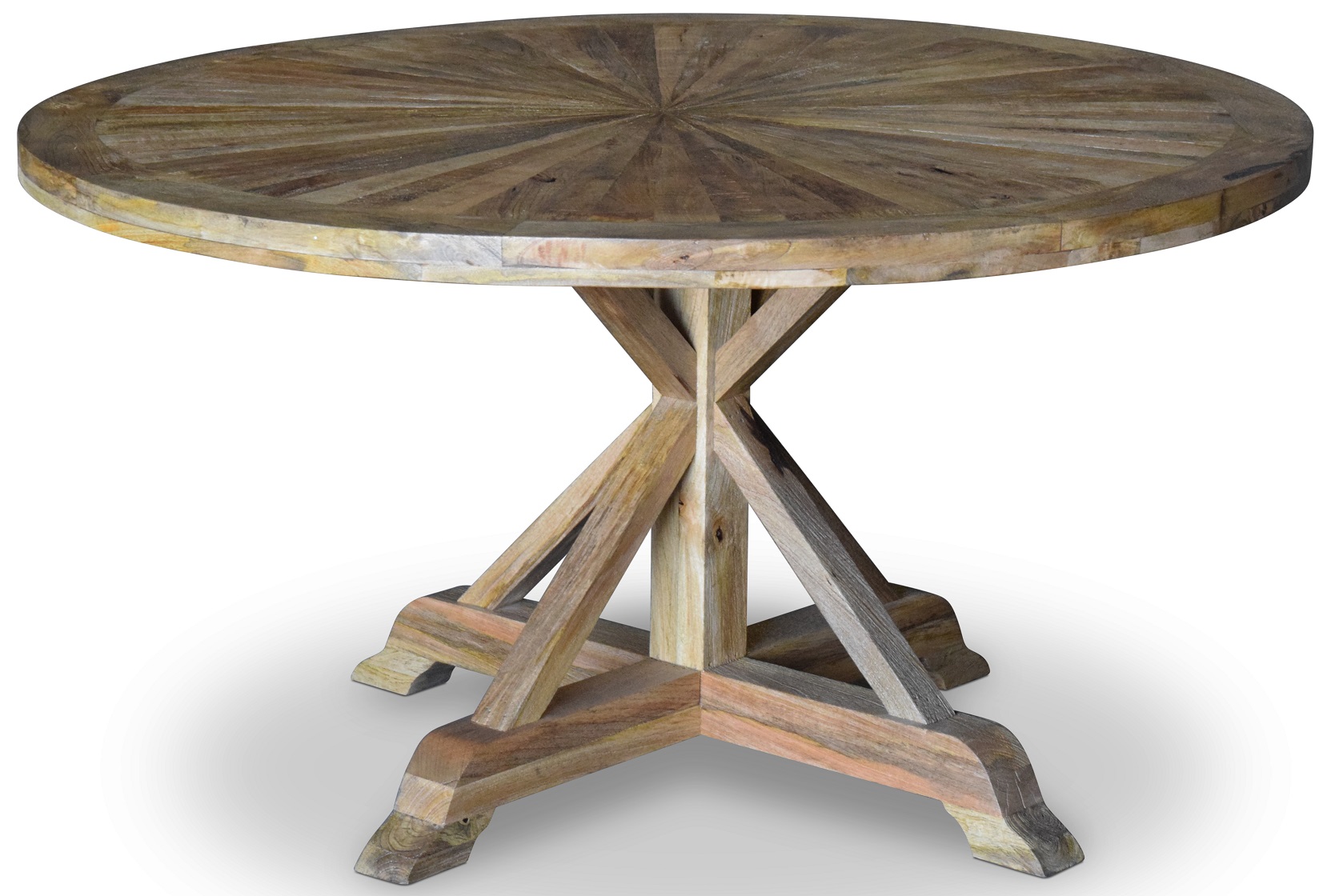 Palma runder Esstisch �140 cm - Recyceltes Treibholz