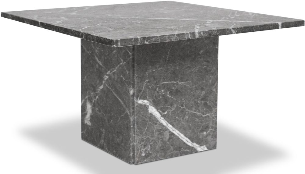 Level Couchtisch 75x75 cm - Grauer Marmor