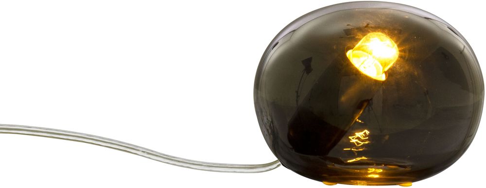 Globus Tischleuchte �13 cm - Rauchgrau