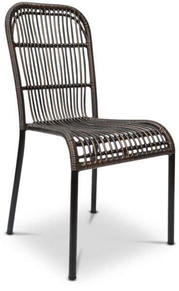 Vilani Stuhl - Braunes k�nstliches Rattan