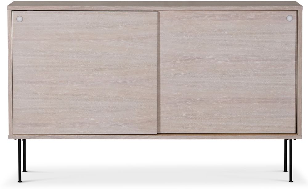 Volumen-Sideboard in Wei� get�ncht, 132 cm