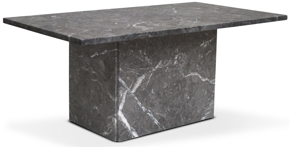 Level Couchtisch 110x60 cm - Grauer Marmor