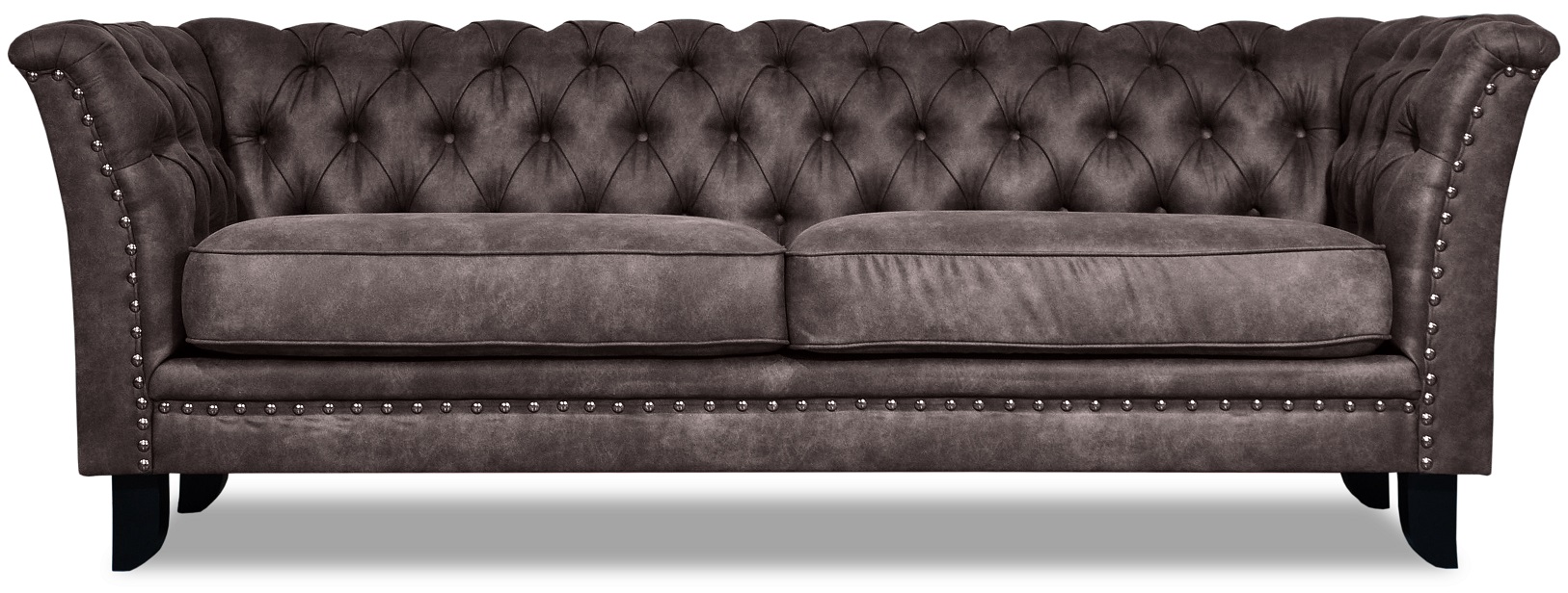 Sofa Chester Bridge mit Nieten - 212 cm
