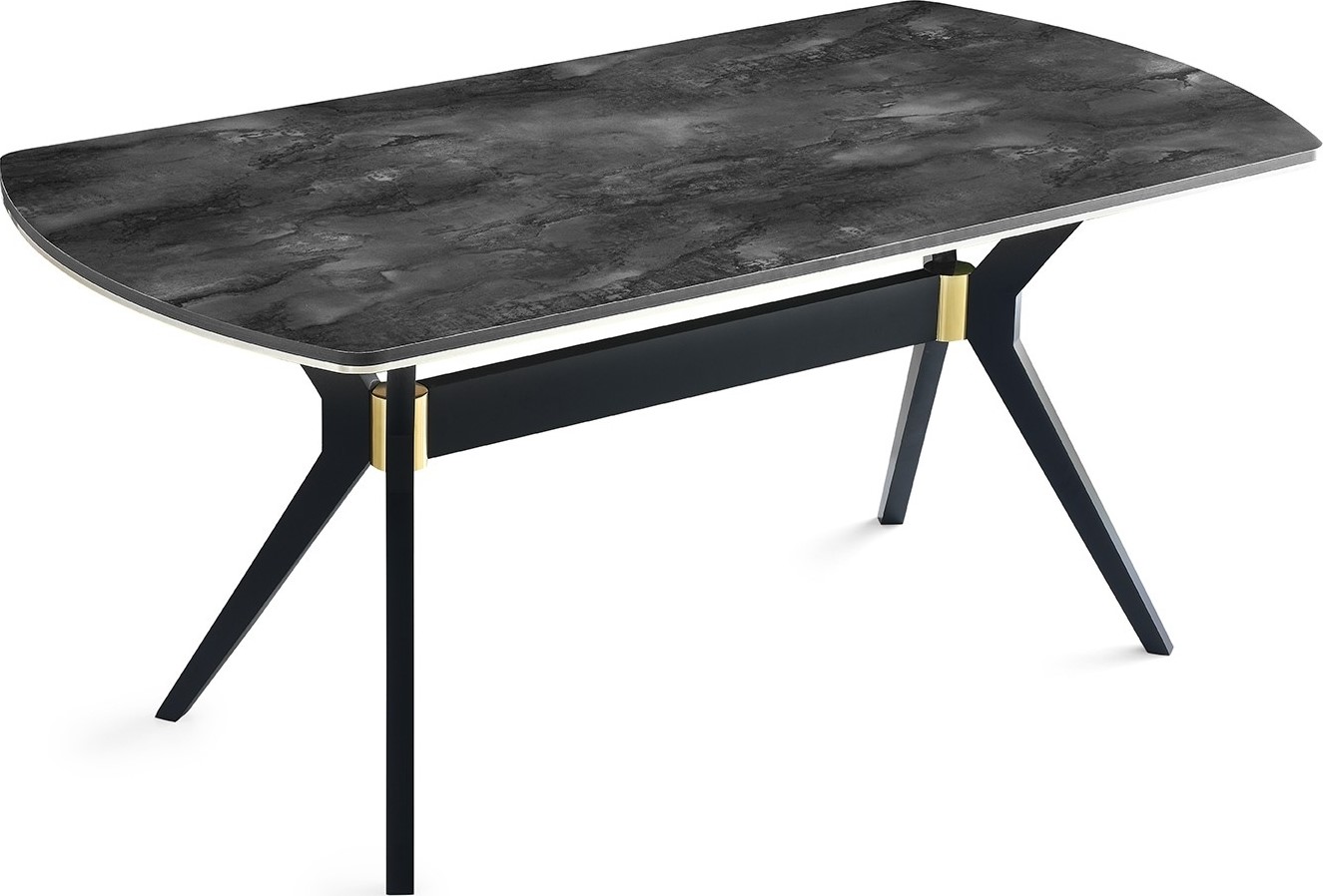 Ikon Esstisch 180 cm - Dunkler Marmor