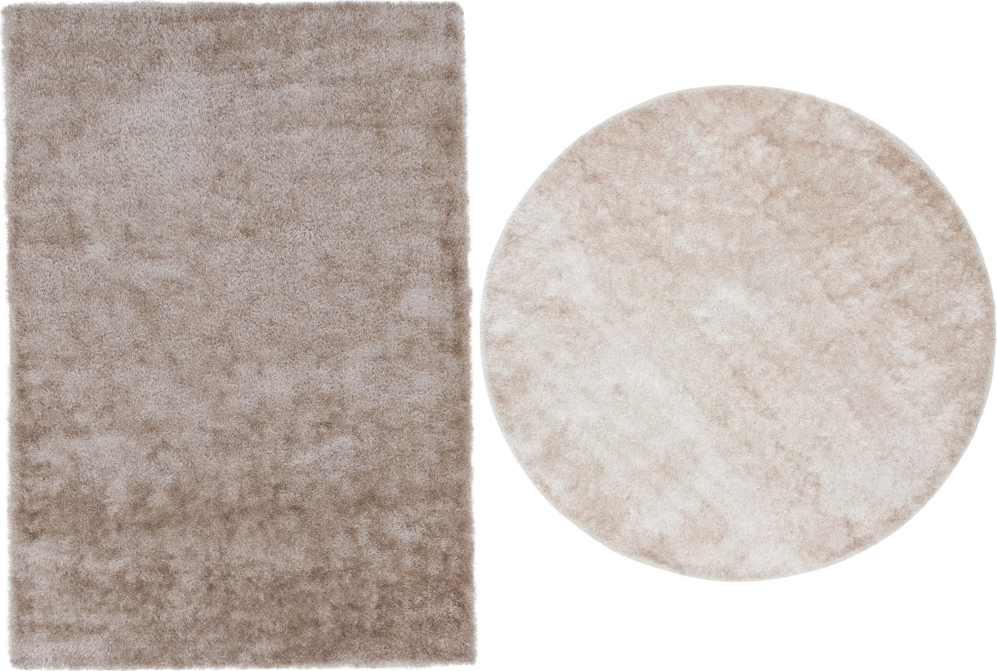 Glanzteppich - Beige