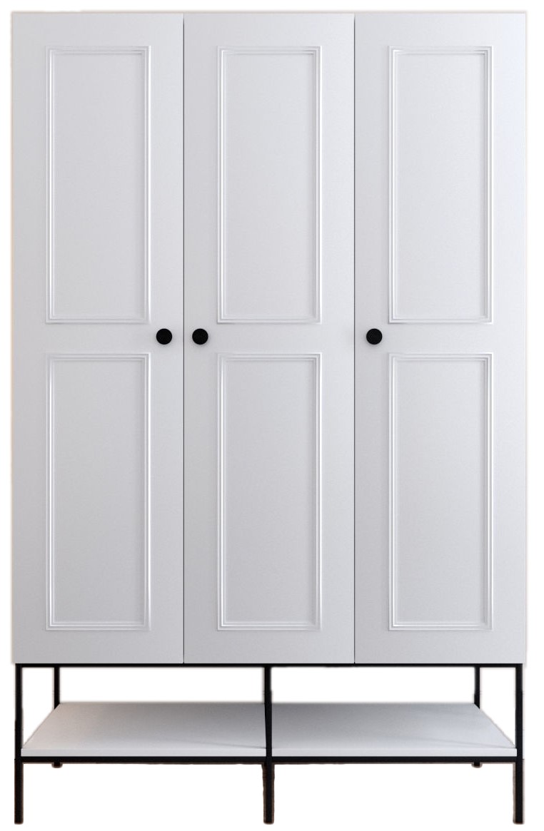 Martin Kleiderschrank 126 cm - Wei�